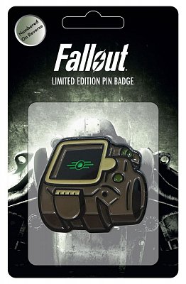 Fallout Ansteck-Pin Vault-Tec Glow In The Dark Logo Limited Edition