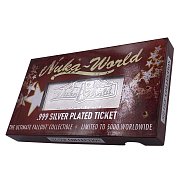 Fallout Replik Nuka World Ticket (versilbert)