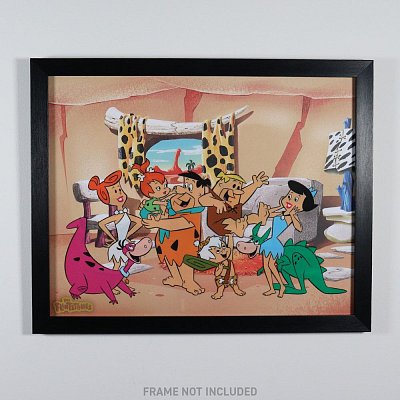 Familie Feuerstein Kunstdruck Limited Edition Fan-Cel 36 x 28 cm