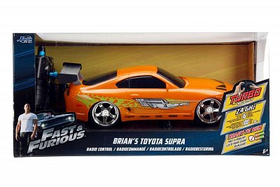 Fast & Furious RC Auto 1/16 Brian\'s 1995 Toyota Supra --- BESCHAEDIGTE VERPACKUNG