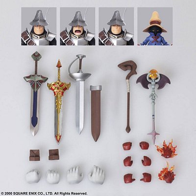 Final Fantasy IX Bring Arts Actionfiguren Vivi Ornitier & Adelbert Steiner 10 - 15 cm