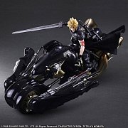 Final Fantasy VII Advent Children Play Arts Kai Actionfigur Cloud Strife & Fenrir 28 cm