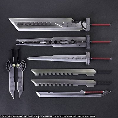 Final Fantasy VII Advent Children Play Arts Kai Actionfigur Cloud Strife & Fenrir 28 cm