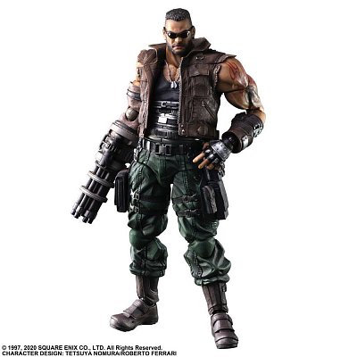 Final Fantasy VII Remake Play Arts Kai Actionfigur Barret Wallace Ver. 2 28 cm