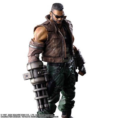 Final Fantasy VII Remake Play Arts Kai Actionfigur Barret Wallace Ver. 2 28 cm