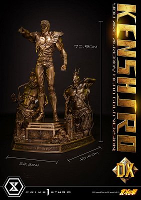 Fist of the North Star Statue 1/4 Kenshiro You Are Already Dead Deluxe Gold Version 71 cm