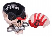 Five Finger Death Punch Aufbewahrungsbox Skull --- BESCHAEDIGTE VERPACKUNG
