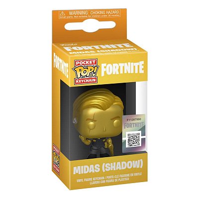 Fortnite Pocket POP! Vinyl Schlüsselanhänger 4 cm Midas (MT) Display (12)