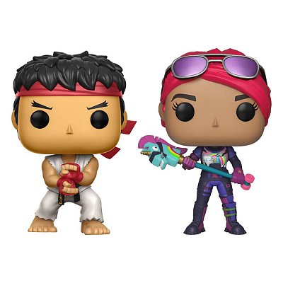 Fortnite POP! Games Vinyl Figuren 2er-Pack Ryu & Brite Bomber 5 cm