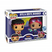 Fortnite POP! Games Vinyl Figuren 2er-Pack Ryu & Brite Bomber 5 cm