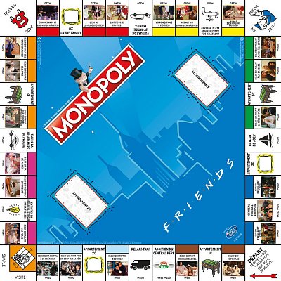 Friends Brettspiel Monopoly *Französische Version* --- BESCHAEDIGTE VERPACKUNG
