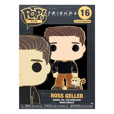 Friends POP! Pin Ansteck-Pin Ross w/ Monkey 10 cm