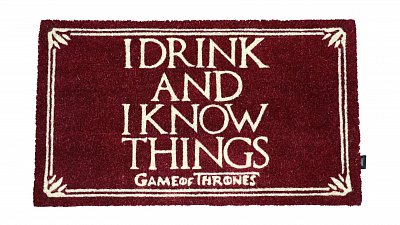 Game of Thrones Fußmatte I Drink And I Know Things 43 x 72 cm