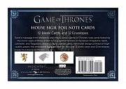 Game of Thrones Grußkarten 12er-Pack House Sigil 89 x 132 mm