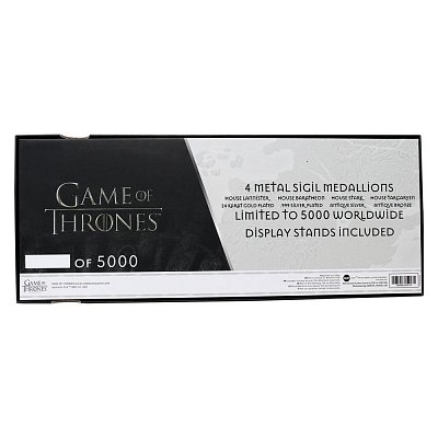 Game of Thrones Medaillen-Set Sigil Limited Edition