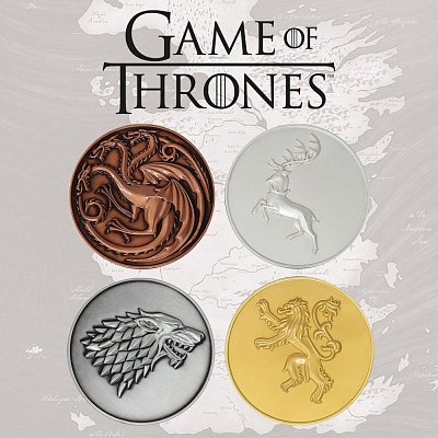 Game of Thrones Medaillen-Set Sigil Limited Edition