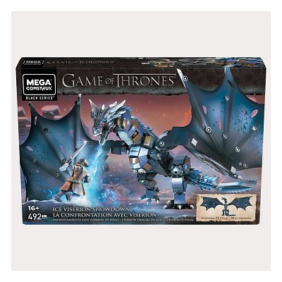 Game of Thrones Mega Construx Black Series Bauset Ice Viserion Showdown