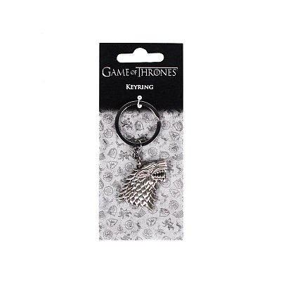 Game of Thrones Metall-Schlüsselanhänger Stark 7 cm