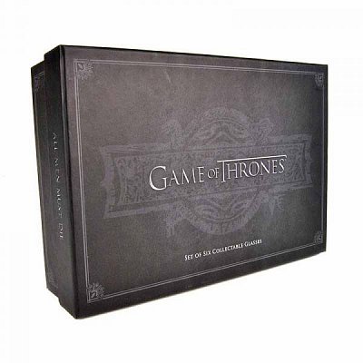 Game of Thrones Premium Schnapsgläser 6er-Pack Black & Gold
