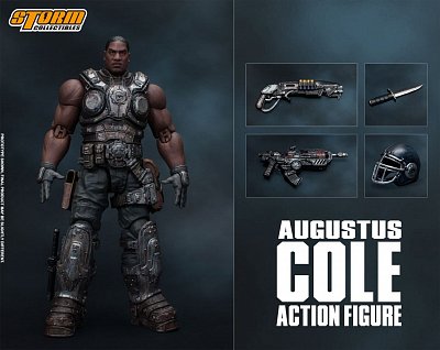 Gears of War 5 Actionfigur 1/12 Augustus Cole 16 cm --- BESCHAEDIGTE VERPACKUNG