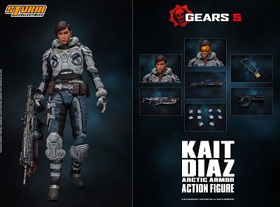 Gears of War 5 Actionfigur 1/12 Kait Diaz Arctic Armor 18 cm