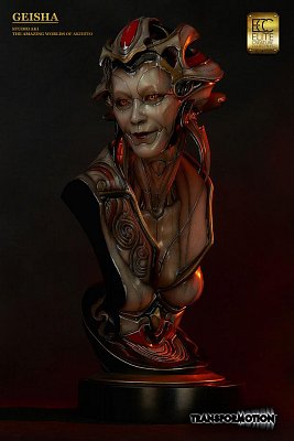Geisha Life-Size Büste by Akihito 81 cm