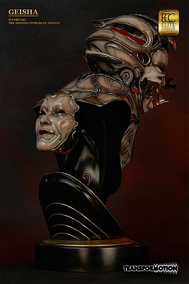 Geisha Life-Size Büste by Akihito 81 cm