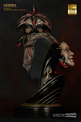 Geisha Life-Size Büste by Akihito 81 cm