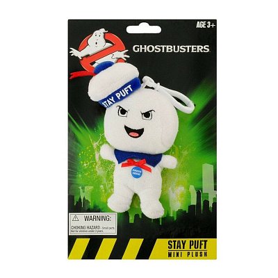 Ghostbusters Plüsch-Schlüsselanhänger mit Sound Marshmallow Man Angry 10 cm *Englische Version*