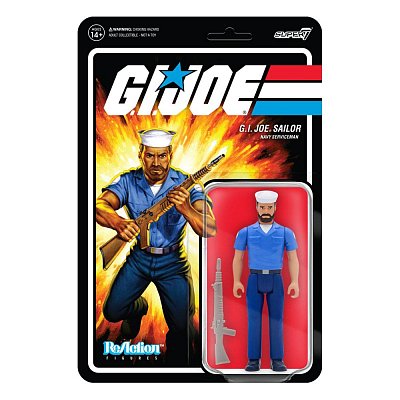 GI Joe ReAction Actionfigur Blueshirt Beard (Light Brown) Wave 2 10 cm