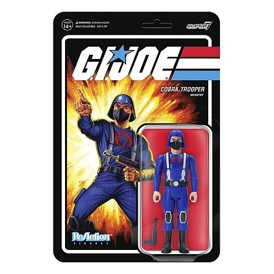 G.I. Joe ReAction Actionfigur Cobra Trooper Y-back (Pink) 10 cm