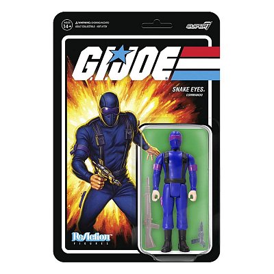 G.I. Joe ReAction Actionfigur Snake Eyes (RAH) 10 cm