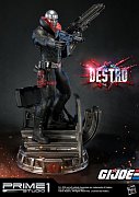 G.I. Joe Statue 1/4 Destro 68 cm --- BESCHAEDIGTE VERPACKUNG
