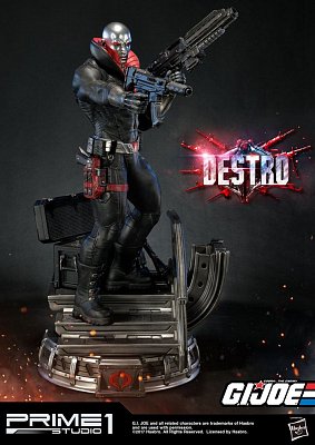 G.I. Joe Statue 1/4 Destro 68 cm --- BESCHAEDIGTE VERPACKUNG