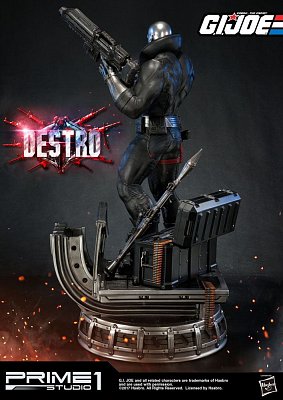 G.I. Joe Statue 1/4 Destro 68 cm --- BESCHAEDIGTE VERPACKUNG