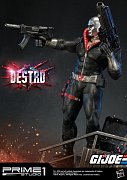 G.I. Joe Statue 1/4 Destro 68 cm --- BESCHAEDIGTE VERPACKUNG