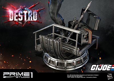 G.I. Joe Statue 1/4 Destro 68 cm --- BESCHAEDIGTE VERPACKUNG