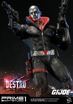 G.I. Joe Statue 1/4 Destro 68 cm --- BESCHAEDIGTE VERPACKUNG