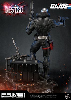 G.I. Joe Statue 1/4 Destro 68 cm --- BESCHAEDIGTE VERPACKUNG