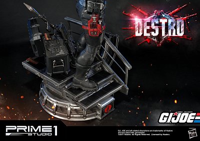 G.I. Joe Statue 1/4 Destro 68 cm --- BESCHAEDIGTE VERPACKUNG