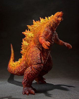 Godzilla: King of the Monsters 2019 S.H. MonsterArts Actionfigur Burning Godzilla 16 cm --- BESCHAEDIGTE VERPACKUNG