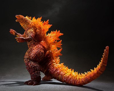 Godzilla: King of the Monsters 2019 S.H. MonsterArts Actionfigur Burning Godzilla 16 cm --- BESCHAEDIGTE VERPACKUNG