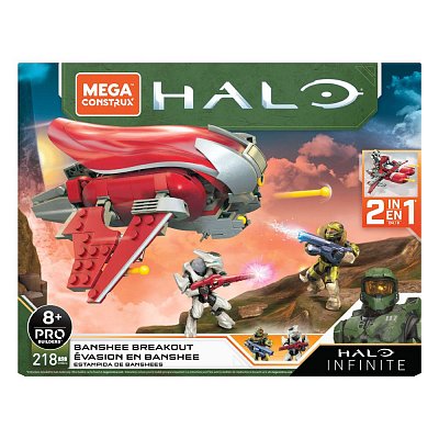 Halo Infinite Mega Construx Pro Builders Bauset Banshee Breakout