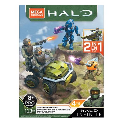 Halo Infinite Mega Construx Pro Builders Bauset Recon Getaway