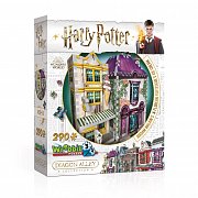 Harry Potter 3D Puzzle DAC Madam Malkins Anzüge für alle Gelegenheiten & Florean Fortescue Eissalon