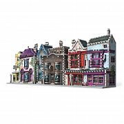 Harry Potter 3D Puzzle DAC Ollivanders Zauberstabladen & Scribbulus\' Schreibwaren --- BESCHAEDIGTE VERPACKUNG