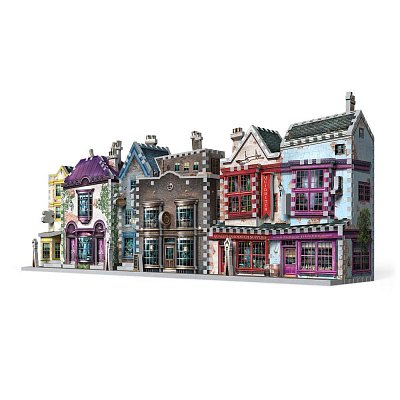 Harry Potter 3D Puzzle DAC Ollivanders Zauberstabladen & Scribbulus\' Schreibwaren --- BESCHAEDIGTE VERPACKUNG