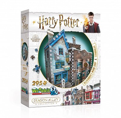 Harry Potter 3D Puzzle DAC Ollivanders Zauberstabladen & Scribbulus\' Schreibwaren --- BESCHAEDIGTE VERPACKUNG