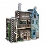 Harry Potter 3D Puzzle DAC Ollivanders Zauberstabladen & Scribbulus\' Schreibwaren --- BESCHAEDIGTE VERPACKUNG