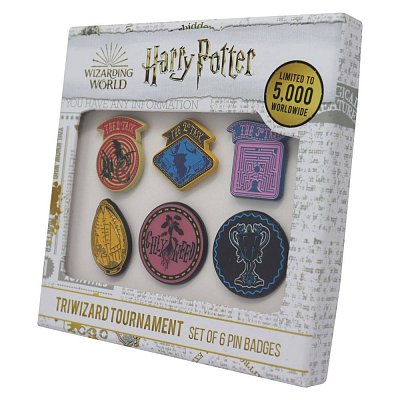 Harry Potter Ansteck-Pin 6er-Pack Triwizard Tournament Limited Edition